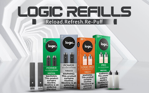 Logic Refills mobile banner