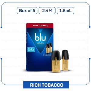 MY BLU Intense Rich Tobacco 2.4% Liquidpods – Box of 5