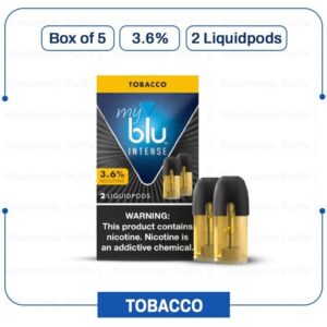 MY BLU INTENSE TOBACCO - 3.6 Liquidpods