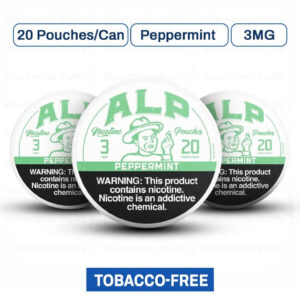 ALP Peppermint 3MG Nicotine Pouches - 5 Can Roll
