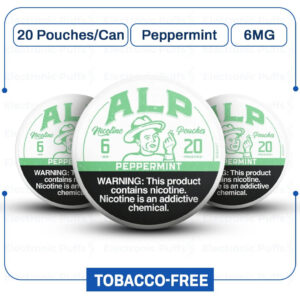 ALP Peppermint 6mg Nicotine Pouches – 5 Can Roll