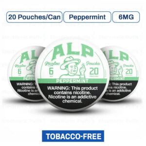 ALP Peppermint 6MG Nicotine Pouches – 5 Can Roll