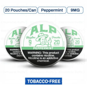 ALP Peppermint 9MG Nicotine Pouches – 5 Can Roll