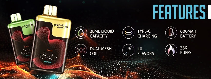 Kumi Six Kurve 35K Nicotine Free Vape