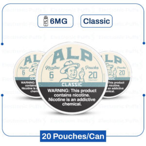 ALP Classic 6MG Nicotine Pouches – 5 Can Roll