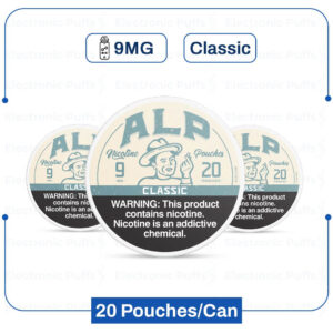 ALP Classic 9MG Nicotine Pouches – 5 Can Roll