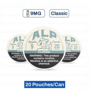 ALP Classic 9MG Nicotine Pouches – 5 Can Roll