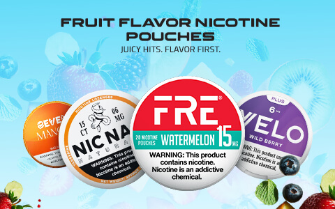 Fruit flavor nicotine pouches