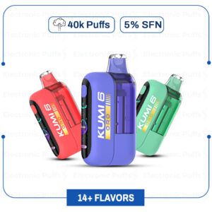Kumi 6 ORO 40K Disposable Vape - 5PK