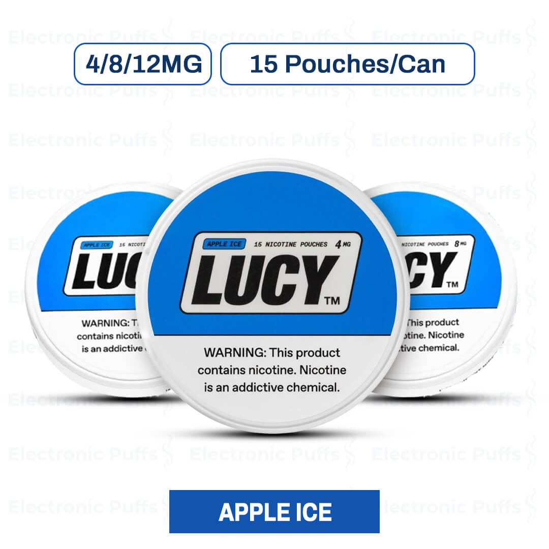 Lucy Apple Ice Nicotine Pouches – 5 Can Roll