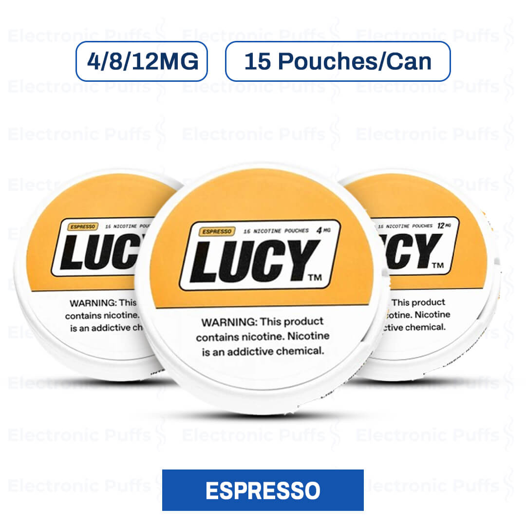 Lucy Espresso Nicotine Pouches – 5 Can Roll