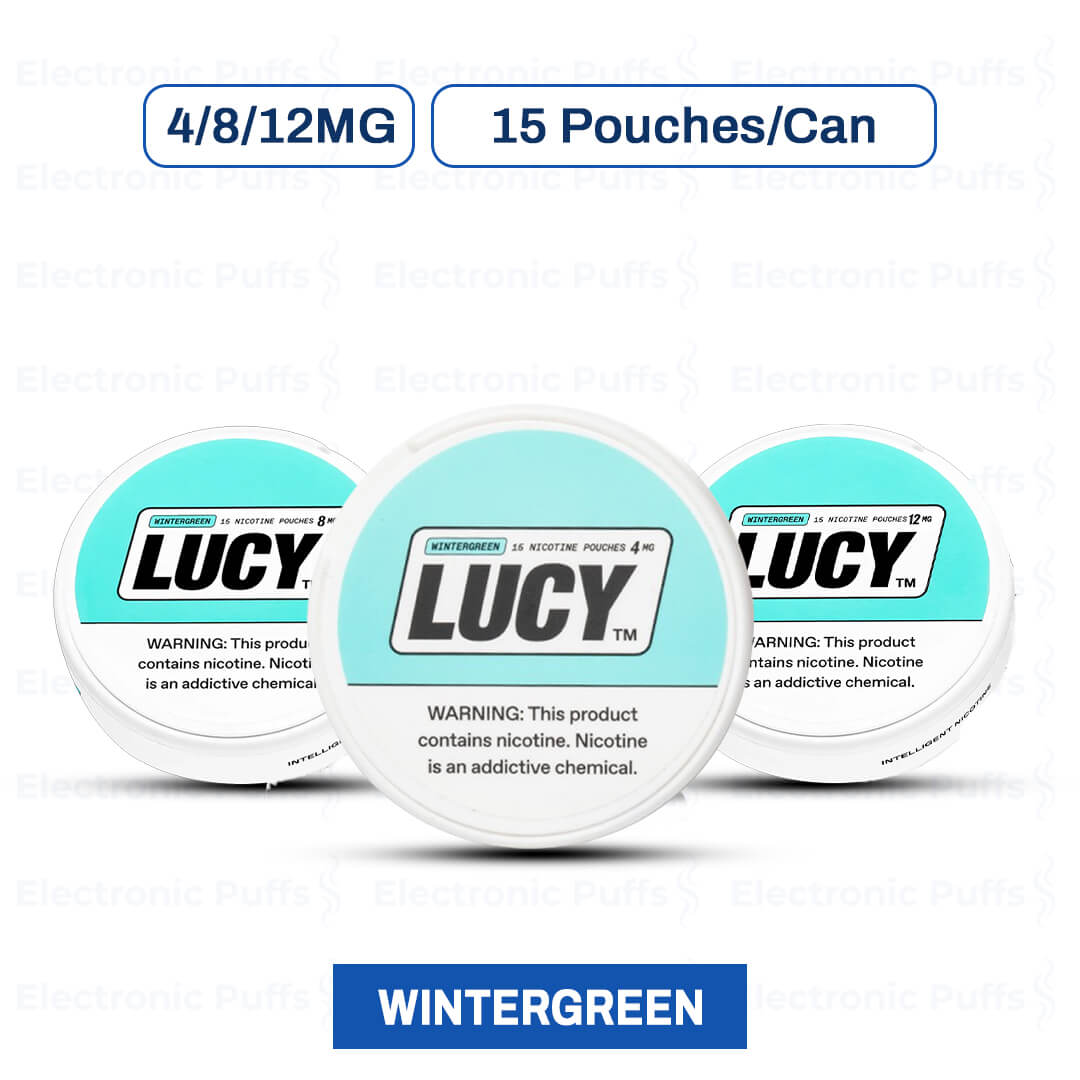Lucy Wintergreen Nicotine Pouches – 5 Can Roll