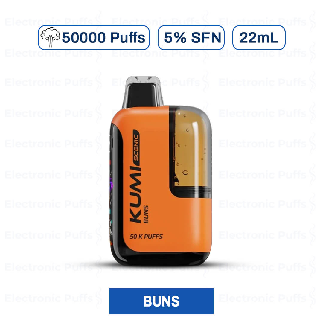 Kumi Scenic 50000 Puffs Buns Disposable Vape – 5PK