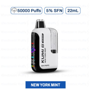Kumi Scenic 50000 Puffs New York Mint Disposable Vape – 5PK