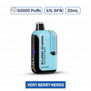 Kumi Scenic 50000 Puffs Very Berry Nerds Disposable Vape – 5PK
