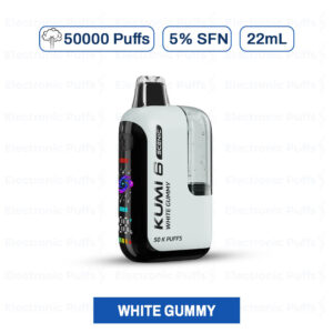Kumi Scenic 50000 Puffs White Gummy Disposable Vape – 5PK