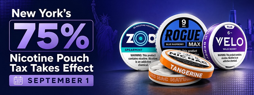 New York’s 75% Tax on Nicotine Pouches