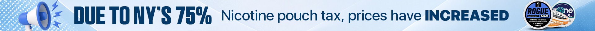 NY 75% Tax Increase in Nicotine Pouch